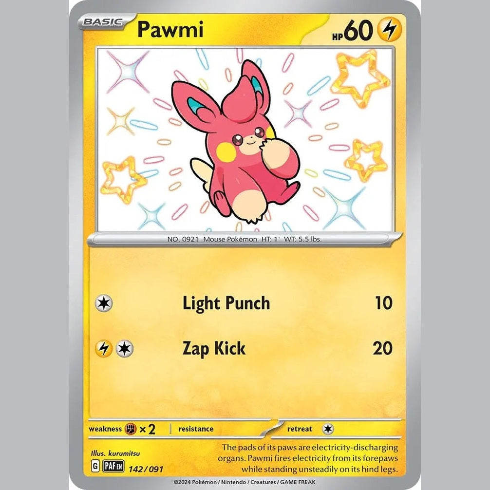 Pawmi - 142/091 [PAF - 142/091] SV: Paldean Fates