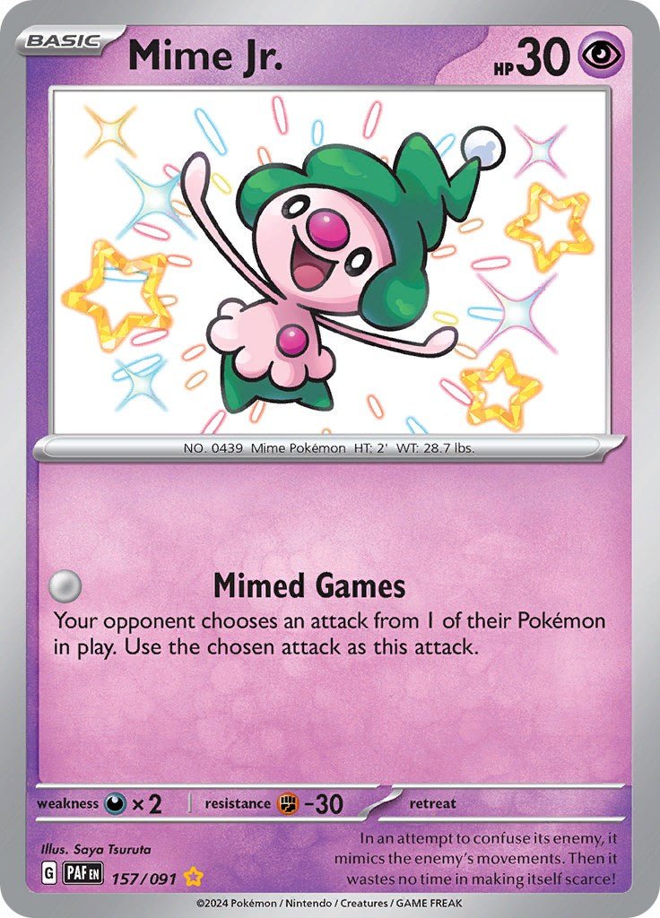 Mime Jr. - 157/091 [PAF - 157/091] - Shippin Texas