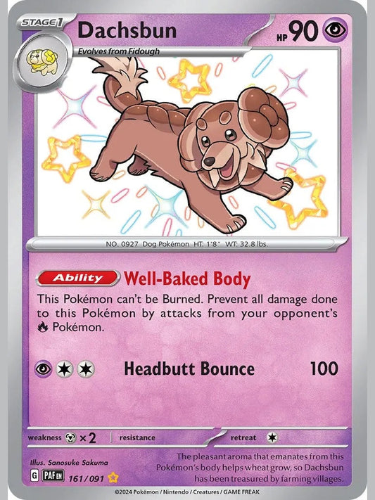 Dachsbun - 161/091 [PAF - 161/091] SV: Paldean Fates