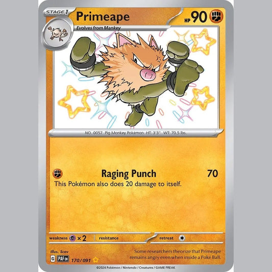 Primeape - 170/091 [PAF - 170/091] SV: Paldean Fates