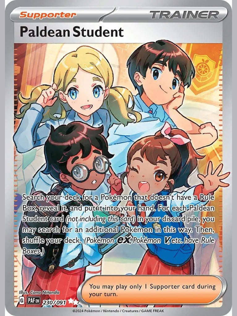 Paldean Student - 230/091 [PAF - 230/091] SV: Paldean Fates