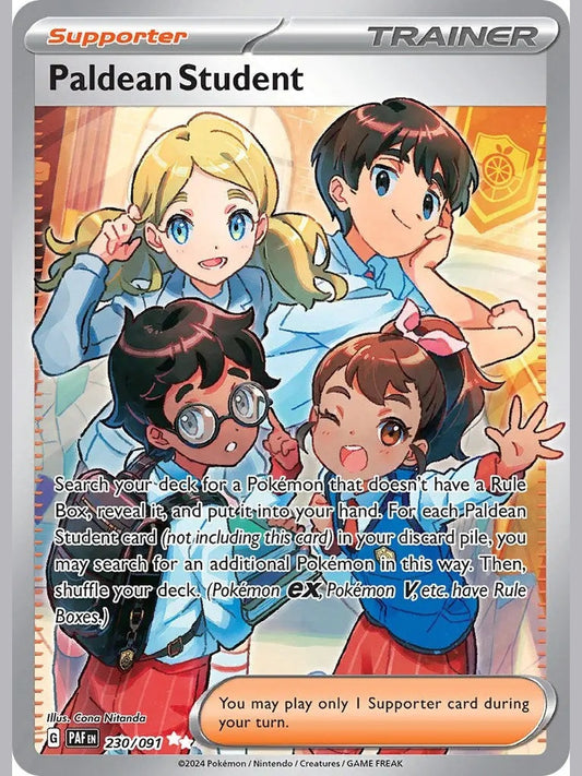 Paldean Student - 230/091 [PAF - 230/091] SV: Paldean Fates