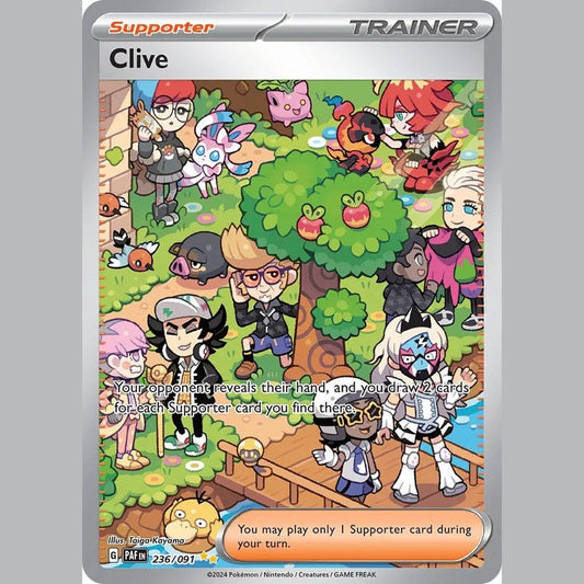 Clive - 236/091 [PAF - 236/091] SV: Paldean Fates