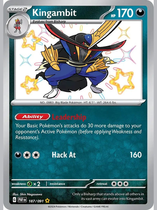 Kingambit [PAF - 187/091] SV: Paldean Fates