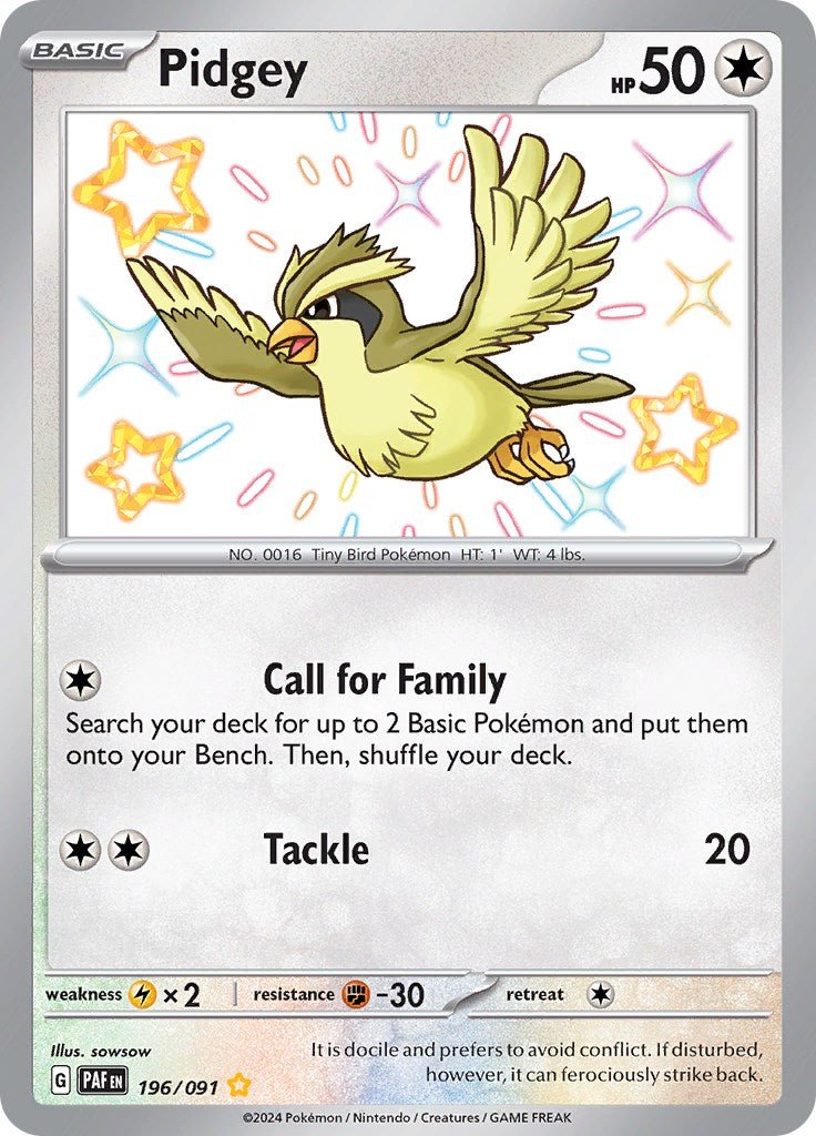 Pidgey [PAF - 196/091] - Shippin Texas