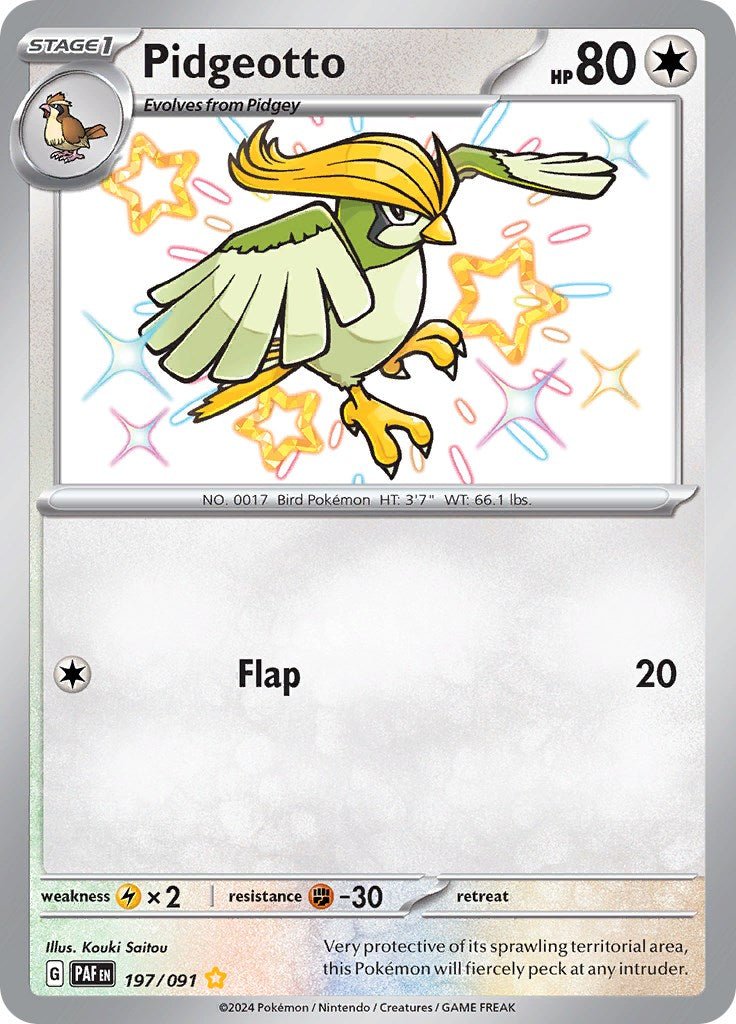 Pidgeotto [PAF - 197/091] - Shippin Texas
