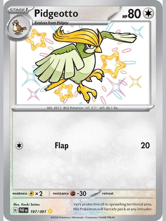 Pidgeotto [PAF - 197/091] SV: Paldean Fates