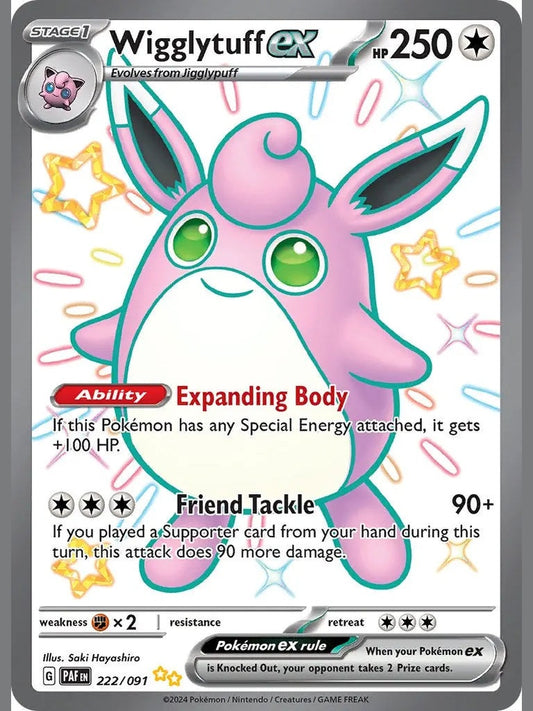 Wigglytuff ex [PAF - 222/091] SV: Paldean Fates