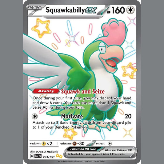Squawkabilly ex - 223/091 [PAF - 223/091] SV: Paldean Fates