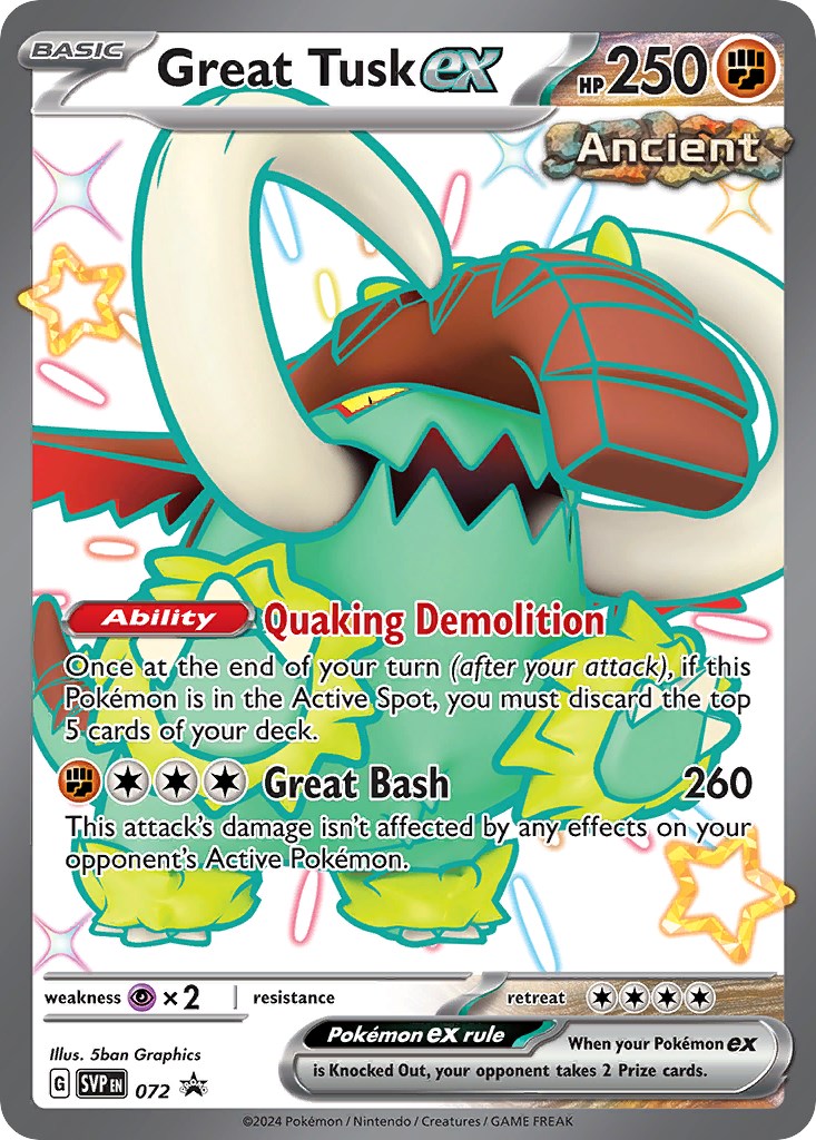 Great Tusk ex - 072 [SVP - 072]