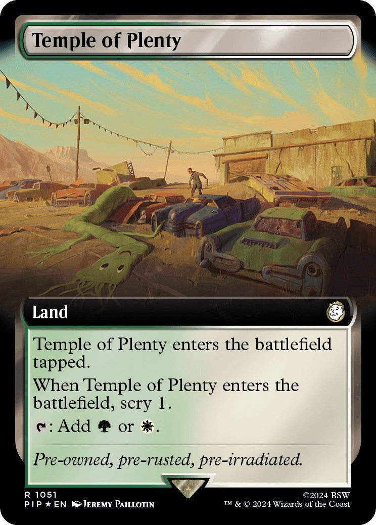 Temple of Plenty (Extended Art) (Surge Foil)