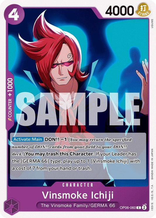 Vinsmoke Ichiji (060) [OP06 - OP06-060] - Shippin Texas
