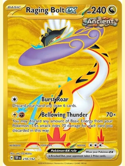 Raging Bolt ex - 218/162 [TEF - 218/162] SV05: Temporal Forces