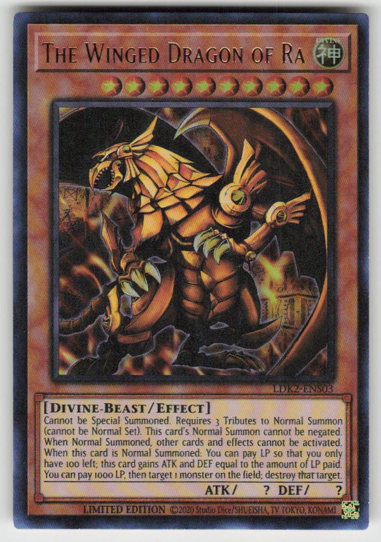 The Winged Dragon of Ra [LDK2 - LDK2-ENS03] - Shippin Texas