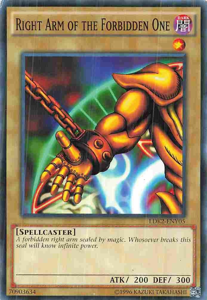 Right Arm of the Forbidden One [LDK2 - LDK2-ENY05] - Shippin Texas