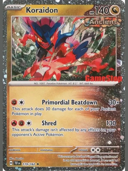 Koraidon (Gamestop Promo) [MCAP - 119/162] Miscellaneous Cards & Products