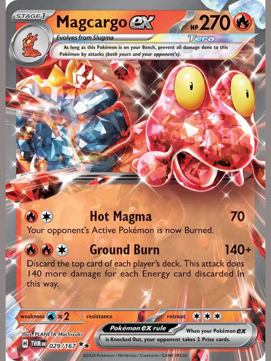 Magcargo ex - 029/167 [TWM - 029/167] SV06: Twilight Masquerade