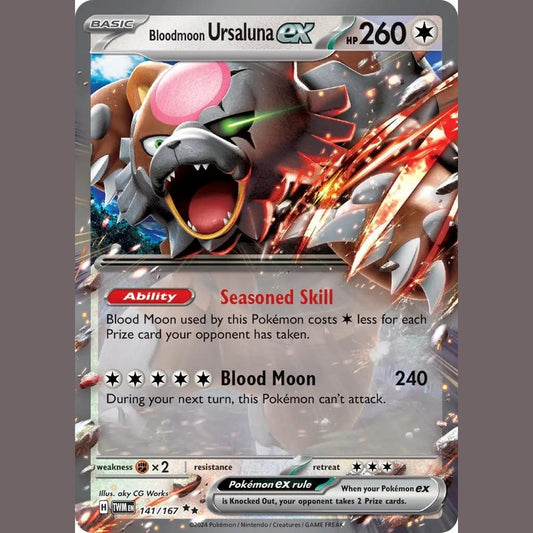 Bloodmoon Ursaluna ex - 141/167 [TWM - 141/167] SV06: Twilight Masquerade