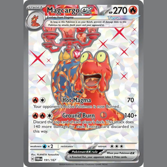 Magcargo ex - 191/167 [TWM - 191] SV06: Twilight Masquerade