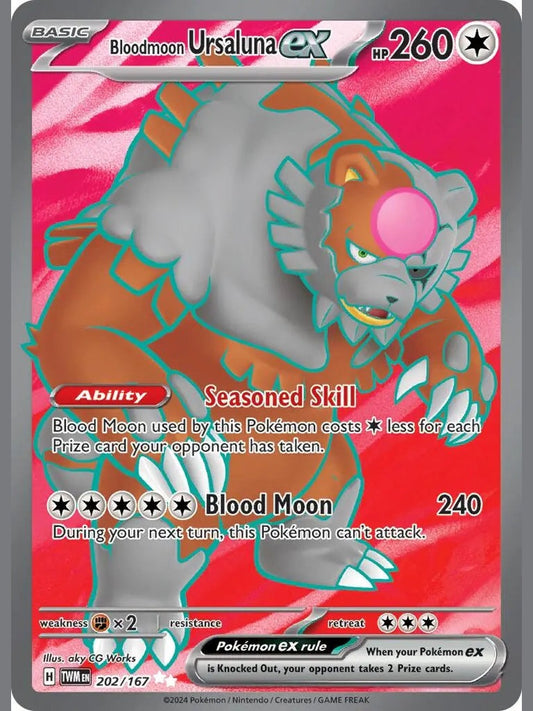 Bloodmoon Ursaluna ex - 202/167 [TWM - 202/167] SV06: Twilight Masquerade