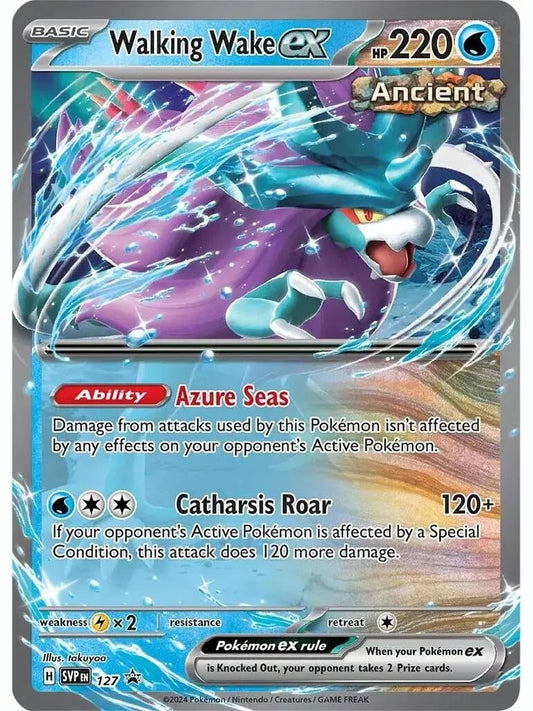 Walking Wake ex - 127 [SVP - 127] SV: Scarlet & Violet Promo Cards