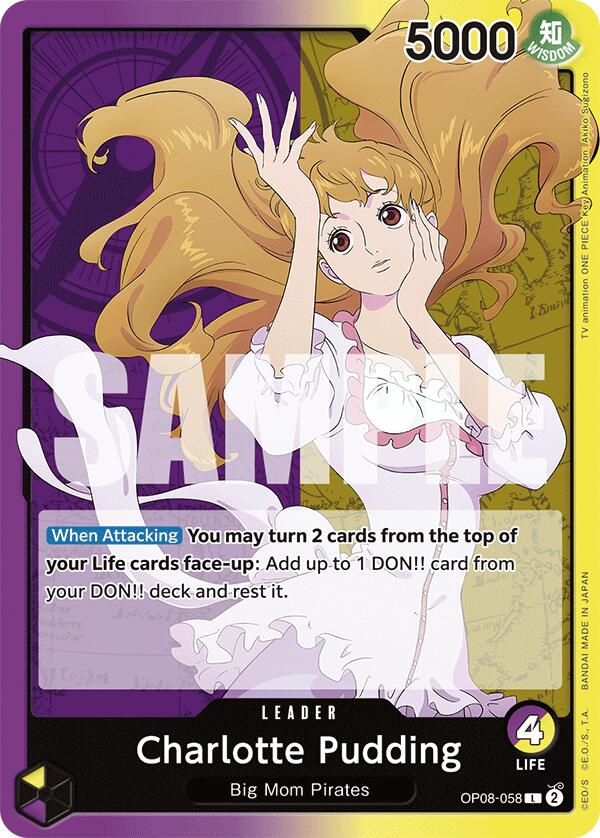 Charlotte Pudding (058) [OP08 - OP08-058] - Shippin Texas