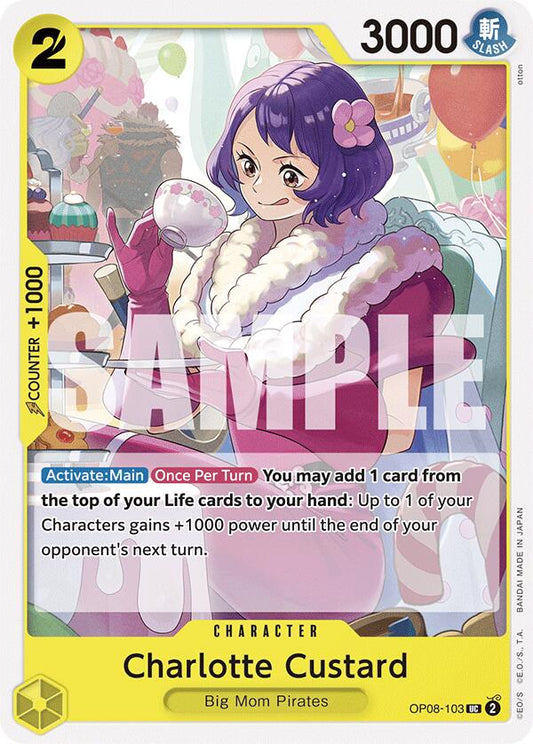 Charlotte Custard [OP08 - OP08-103] - Shippin Texas