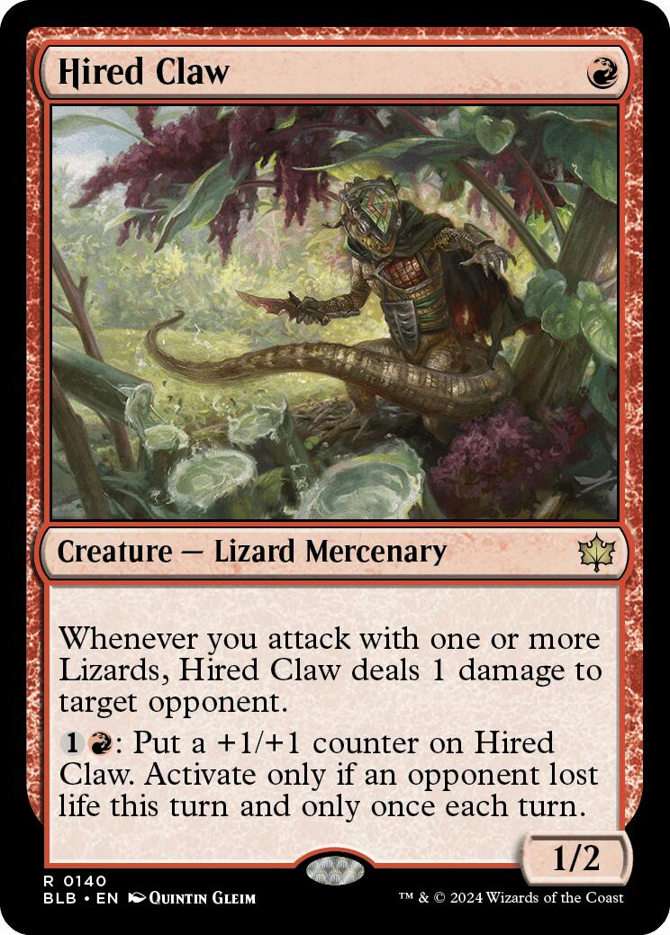 Hired Claw [BLB - 140] - Shippin Texas