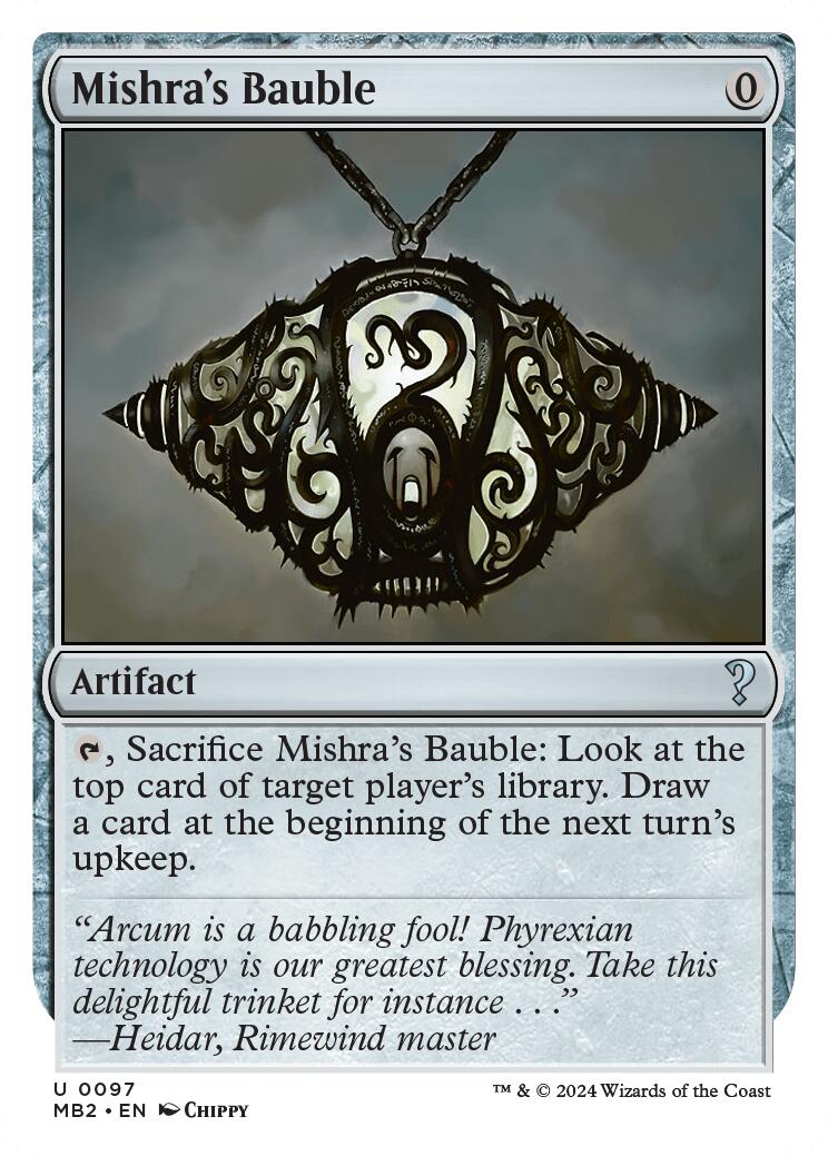Mishra's Bauble (White Border) [MB2 - 97] - Shippin Texas