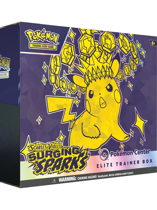 Surging Sparks Pokemon Center Elite Trainer Box (Exclusive) [SV08 - N/A] SV08: Surging Sparks