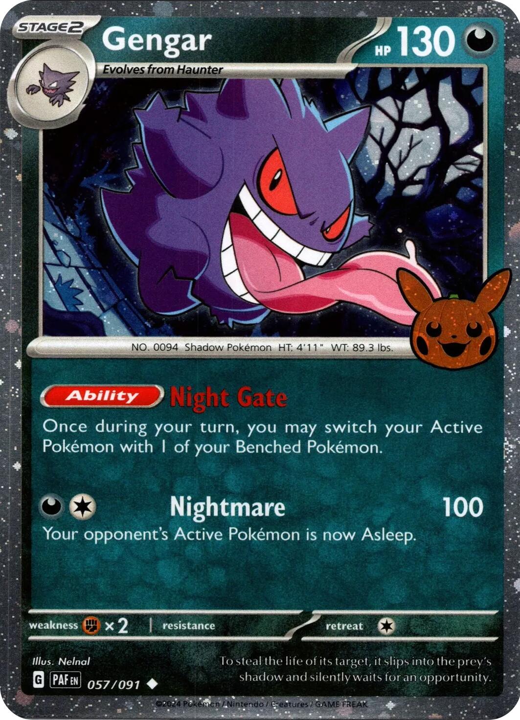 Gengar (Cosmos Holo) [TTBB24 - 057/091] - Shippin Texas