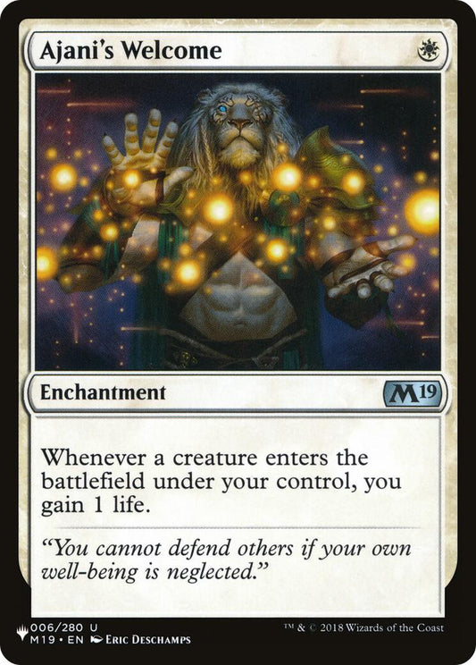Ajani's Welcome [LIST - 006/280] - Shippin Texas