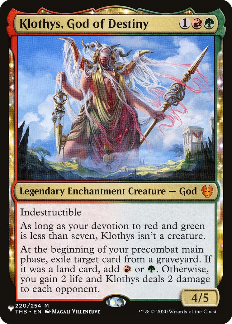 Klothys, God of Destiny [LIST - 220/254] - Shippin Texas