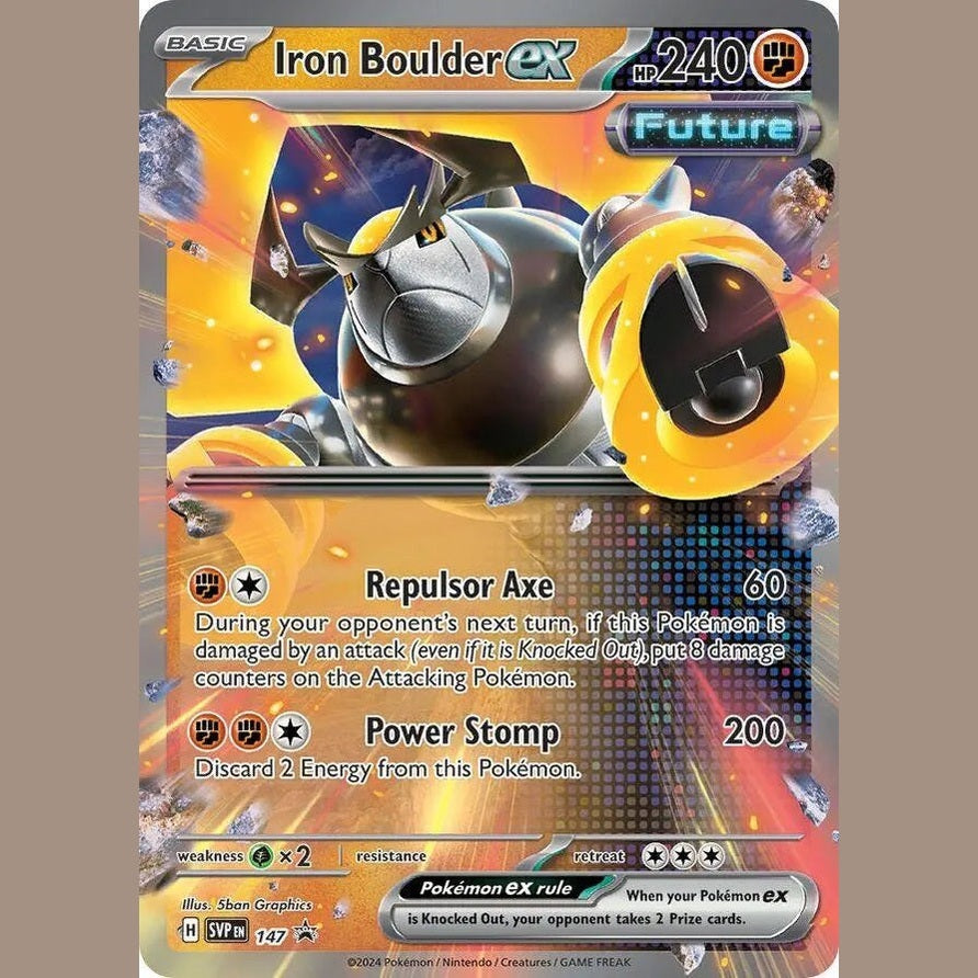 Iron Boulder ex - 147 [SVP - 147] SV: Scarlet & Violet Promo Cards