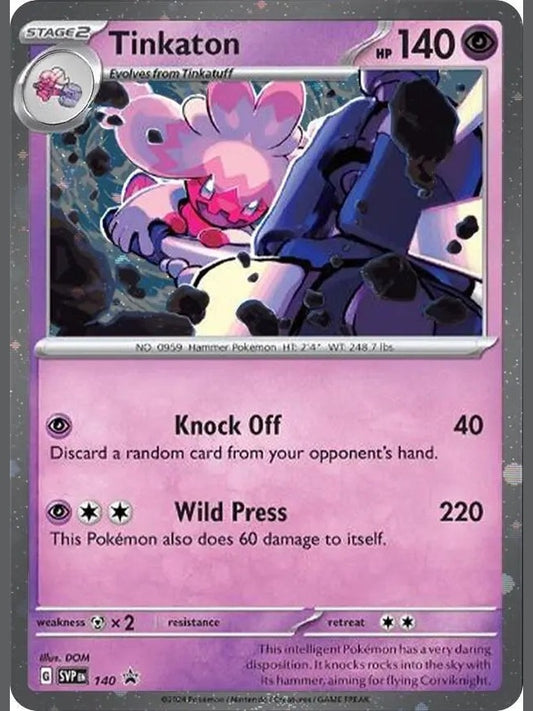 Tinkaton - 140 (Cosmo Holo) [SVP - 140] SV: Scarlet & Violet Promo Cards