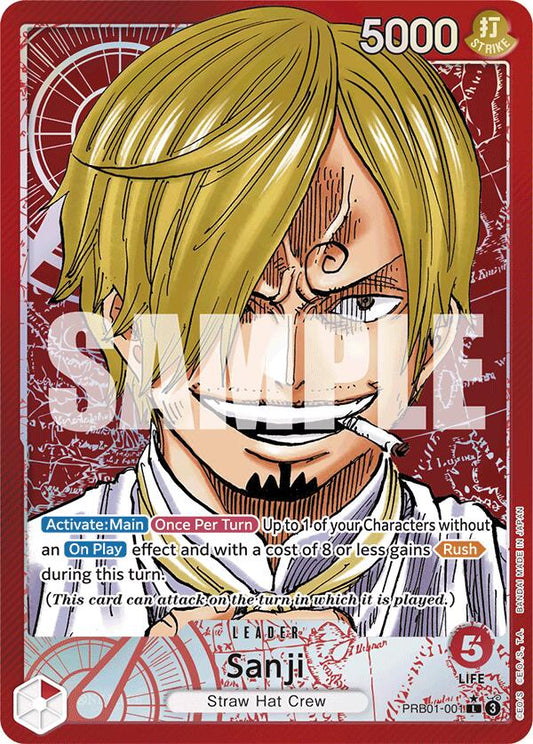 Sanji (PRB01-001) (Alternate Art) [PRB-01 - PRB01-001] - Shippin Texas