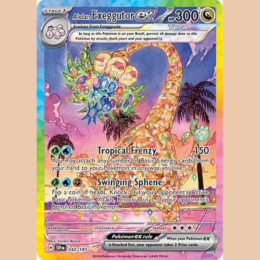Alolan Exeggutor ex - 242/191 [SSP - 242/191] SV08: Surging Sparks