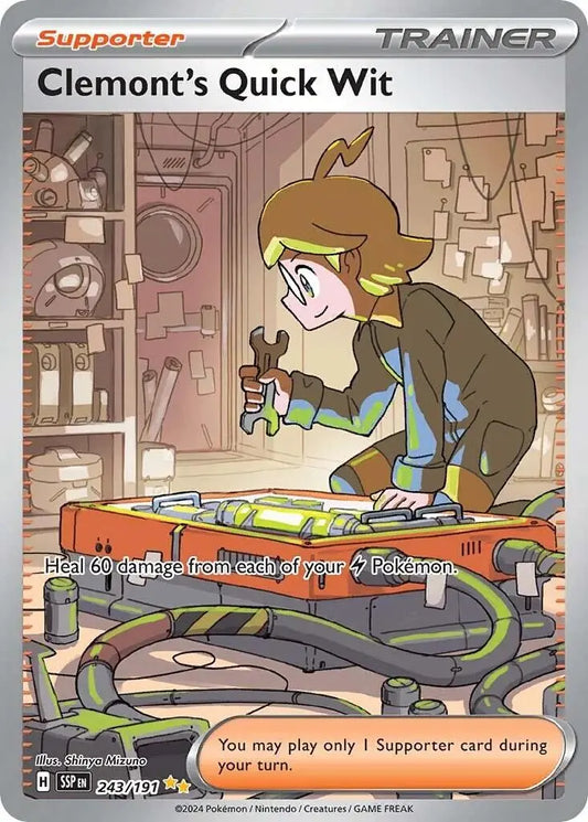 Clemont's Quick Wit - 243/191 [SSP - 243/191] SV08: Surging Sparks