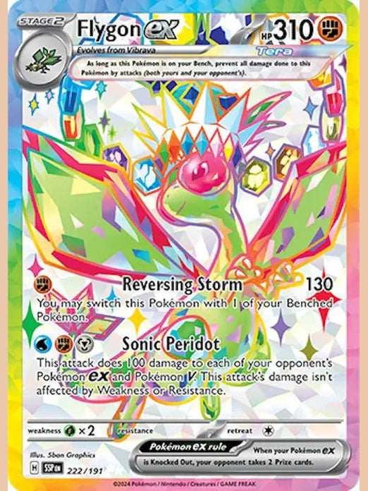 Flygon ex - 222/191 [SSP - 222/191] SV08: Surging Sparks