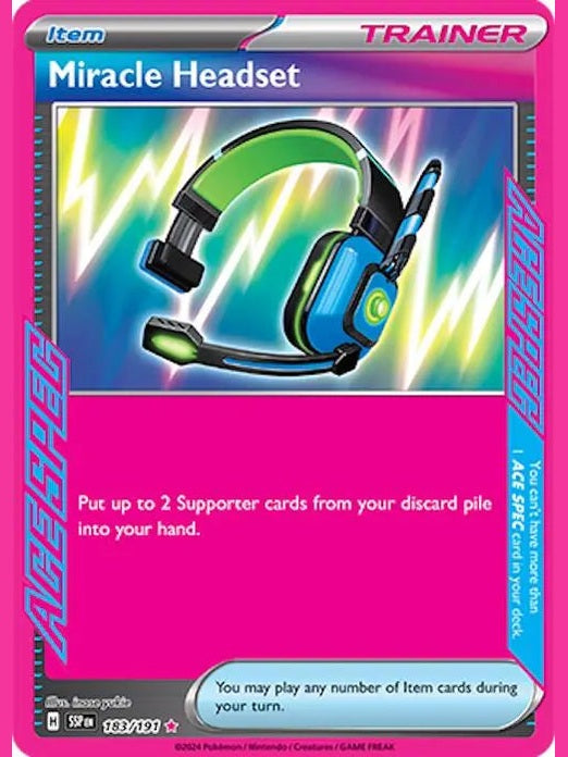 Miracle Headset [SSP - 183/191] SV08: Surging Sparks