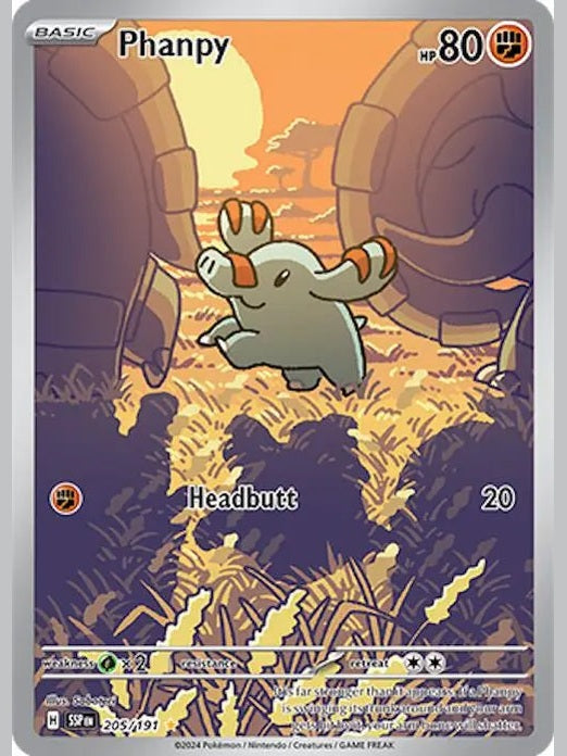 Phanpy - 205/191 [SSP - 205/191] SV08: Surging Sparks