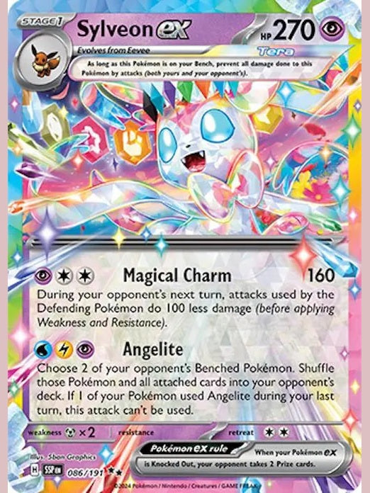 Sylveon ex [SSP - 086/191] SV08: Surging Sparks