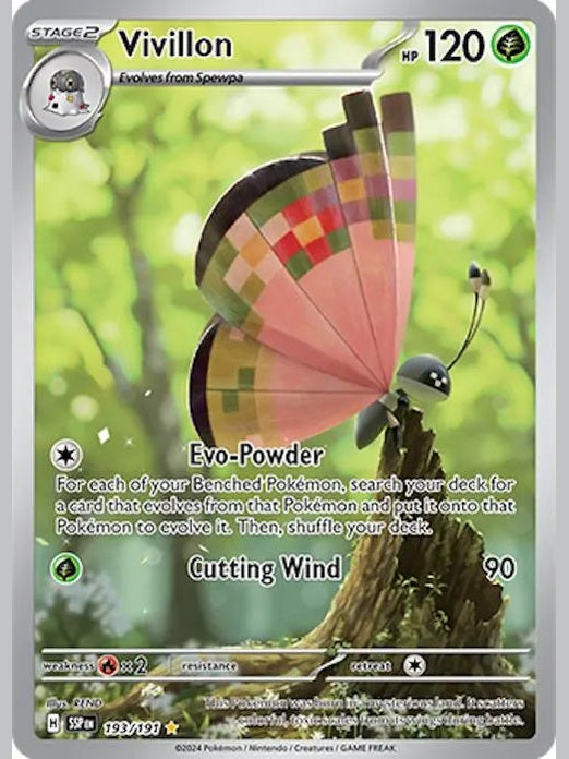 Vivillon - 193/191 [SSP - 193/191] SV08: Surging Sparks
