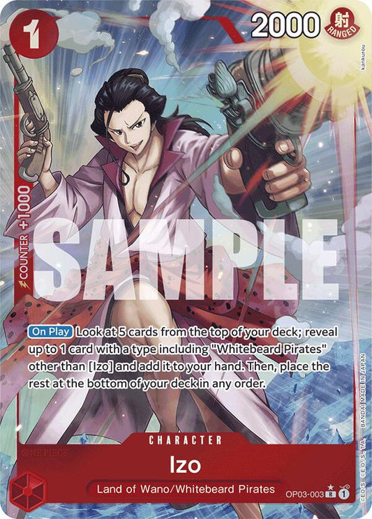 Izo (OP03-003) (Full Art) [PRB-01 - OP03-003] - Shippin Texas