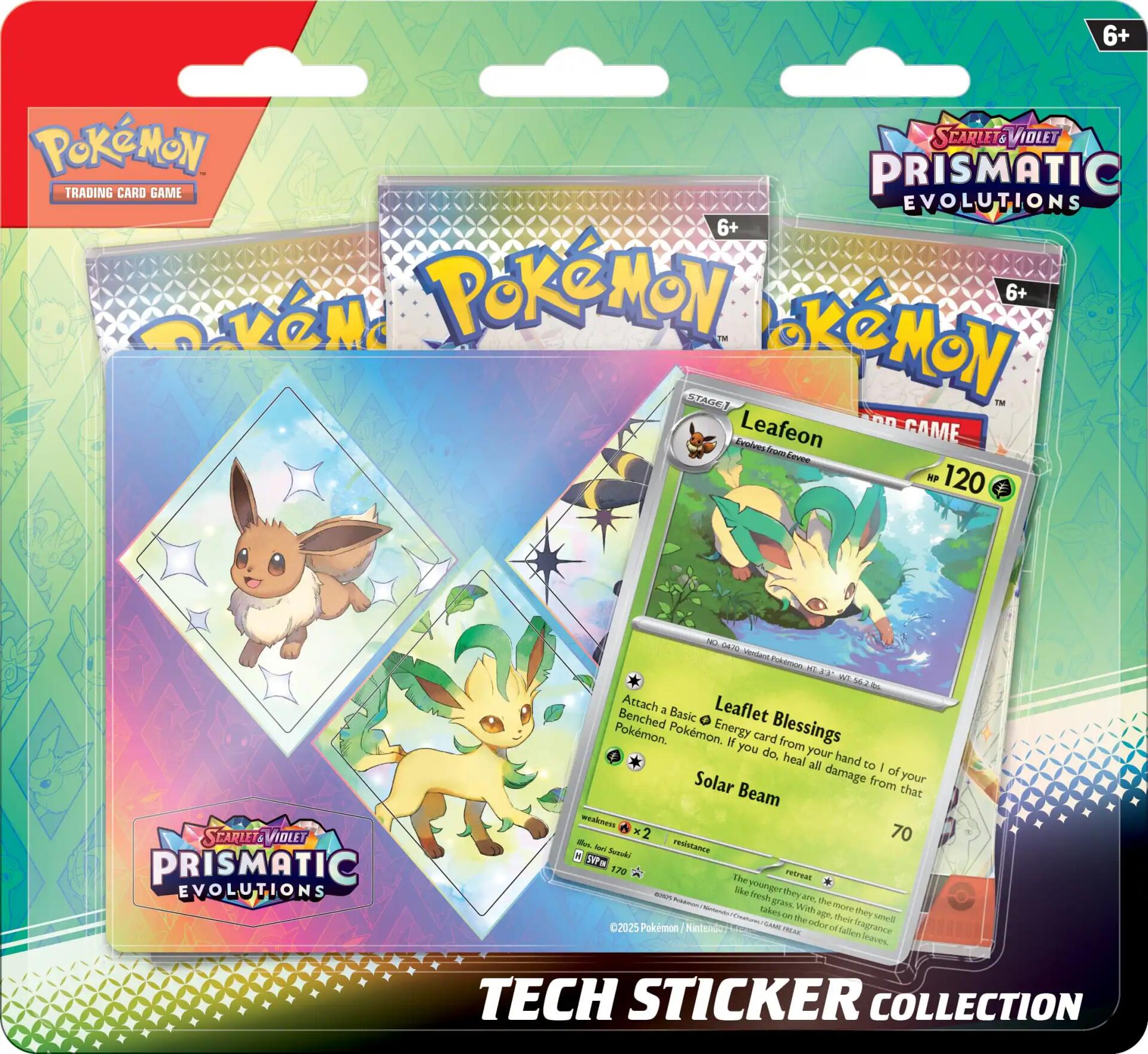 Prismatic Evolutions Tech Sticker Collection [Leafeon] [PRE - 0] - Shippin Texas