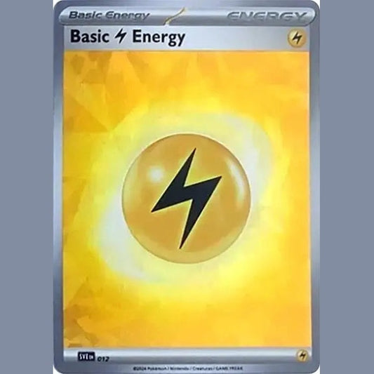 Basic Lightning Energy (Cracked Ice Holo) [SVE - 012]