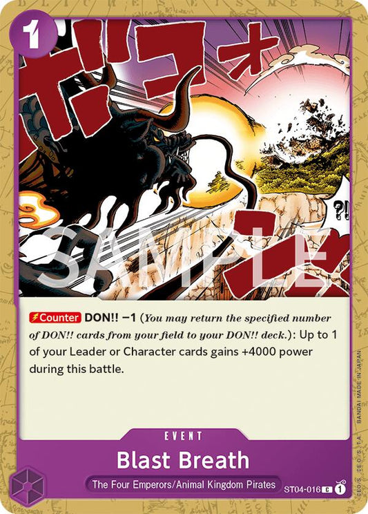 Blast Breath [OP-RP - ST04-016] - Shippin Texas