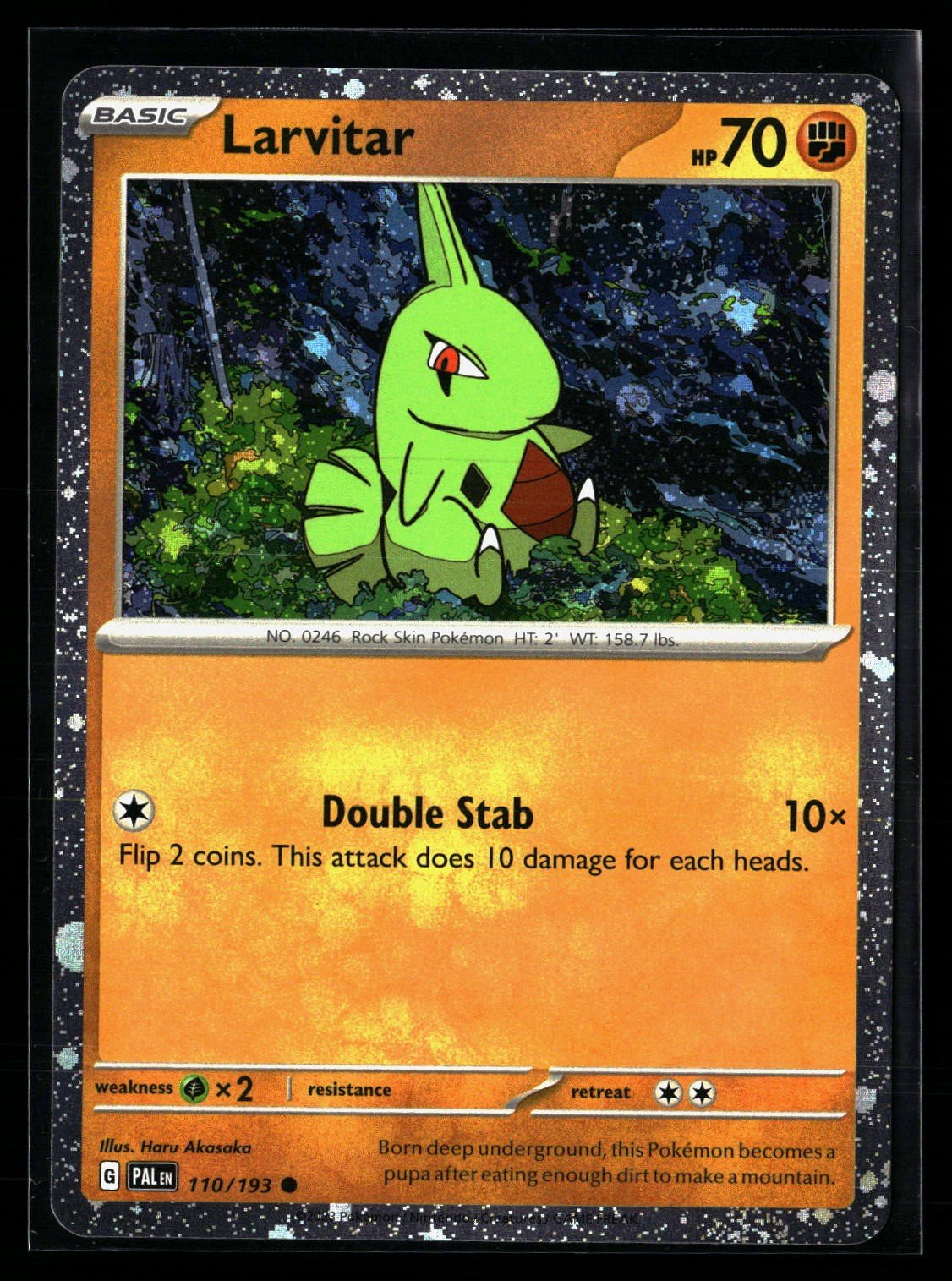 Larvitar - 110/193 (Cosmo Foil) [MCAP - 110/193] - Shippin Texas