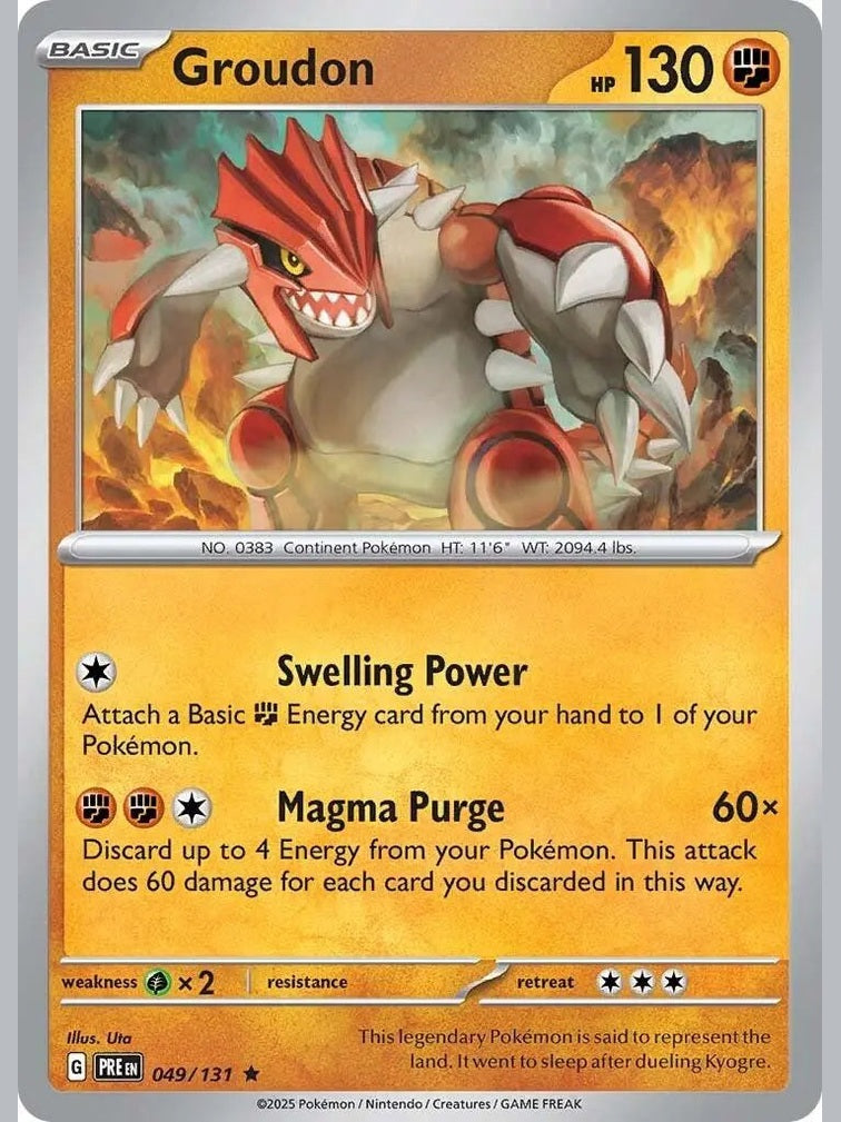Groudon [PRE - 049/131] SV: Prismatic Evolutions