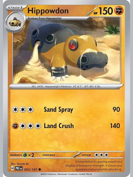 Hippowdon [PRE - 053/131] SV: Prismatic Evolutions